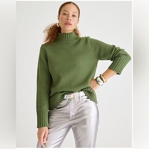 J. Crew cotton turtleneck sweater